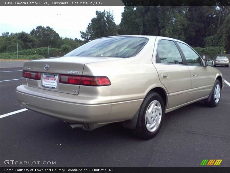 Cashmere Beige Metallic / Oak 1998 Toyota Camry LE V6
