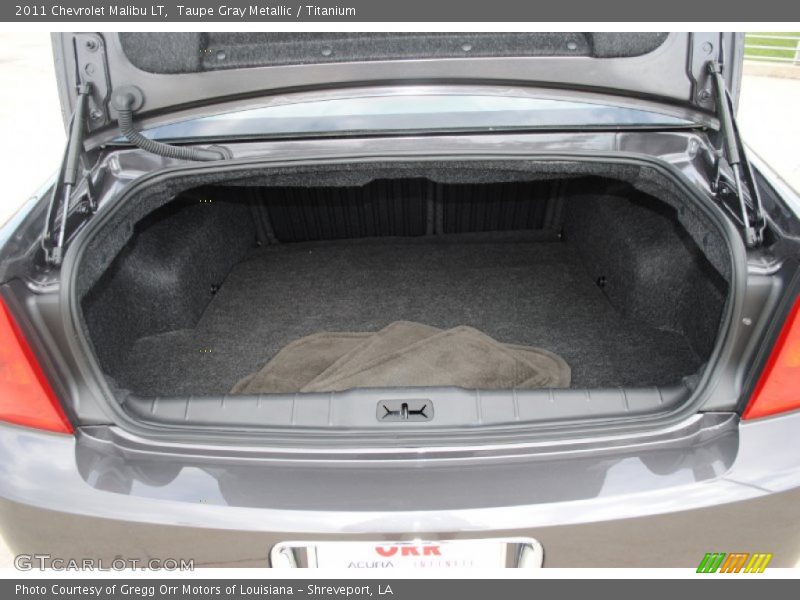 Taupe Gray Metallic / Titanium 2011 Chevrolet Malibu LT