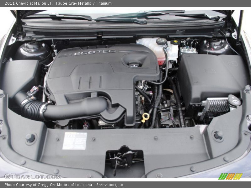 Taupe Gray Metallic / Titanium 2011 Chevrolet Malibu LT