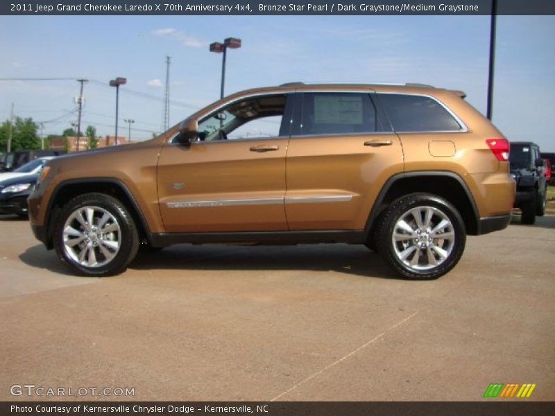  2011 Grand Cherokee Laredo X 70th Anniversary 4x4 Bronze Star Pearl
