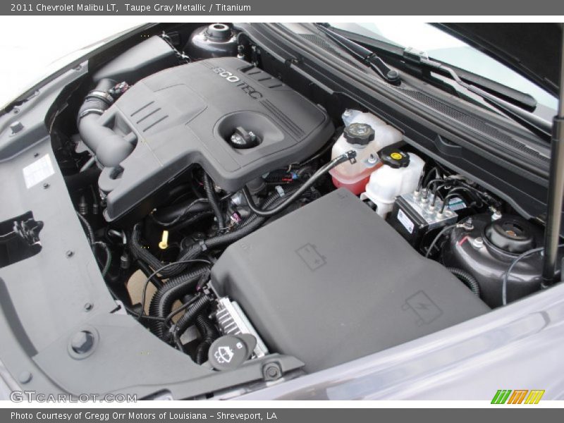 Taupe Gray Metallic / Titanium 2011 Chevrolet Malibu LT
