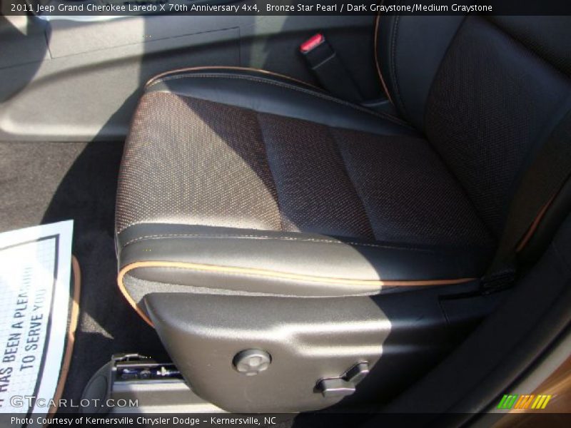  2011 Grand Cherokee Laredo X 70th Anniversary 4x4 Dark Graystone/Medium Graystone Interior