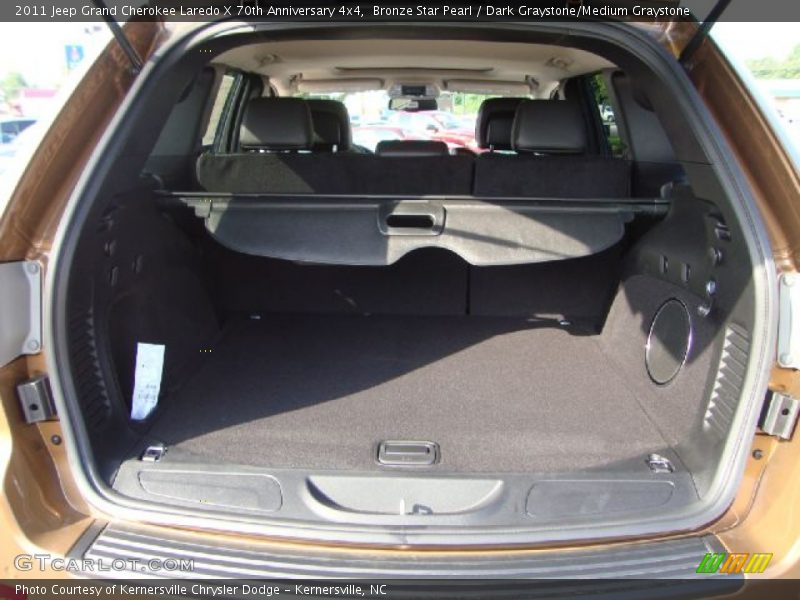  2011 Grand Cherokee Laredo X 70th Anniversary 4x4 Trunk