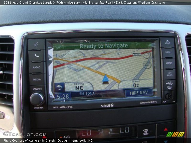 Navigation of 2011 Grand Cherokee Laredo X 70th Anniversary 4x4