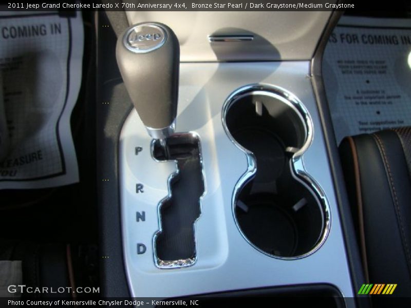  2011 Grand Cherokee Laredo X 70th Anniversary 4x4 5 Speed Automatic Shifter