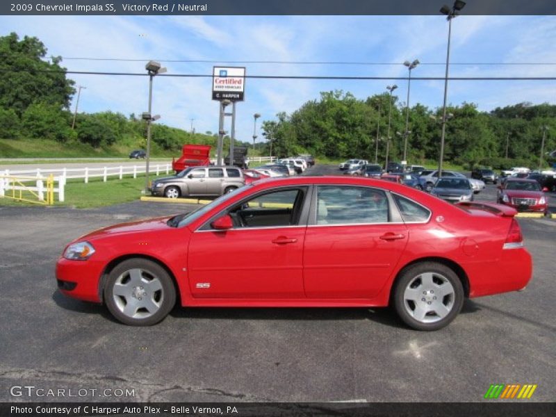 Victory Red / Neutral 2009 Chevrolet Impala SS