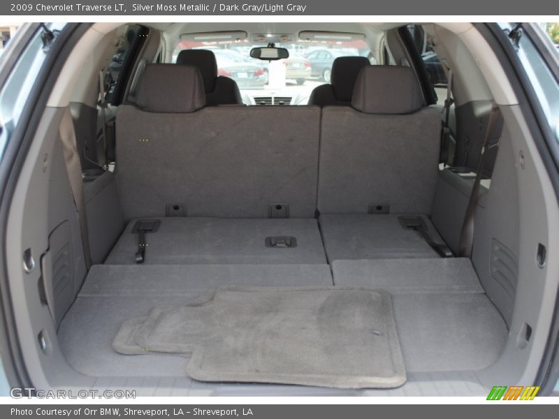 Silver Moss Metallic / Dark Gray/Light Gray 2009 Chevrolet Traverse LT
