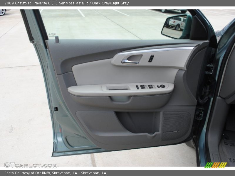 Silver Moss Metallic / Dark Gray/Light Gray 2009 Chevrolet Traverse LT