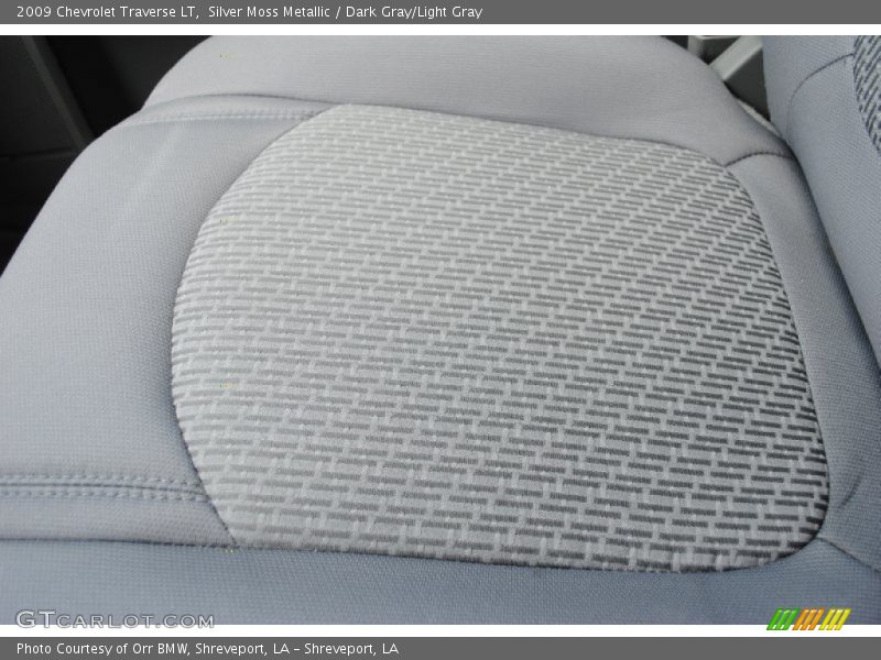 Silver Moss Metallic / Dark Gray/Light Gray 2009 Chevrolet Traverse LT