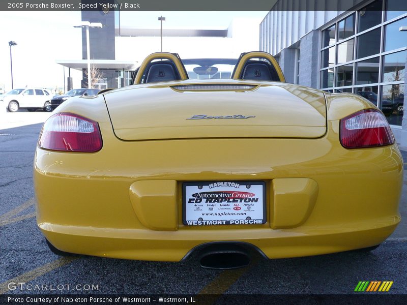 Speed Yellow / Black 2005 Porsche Boxster