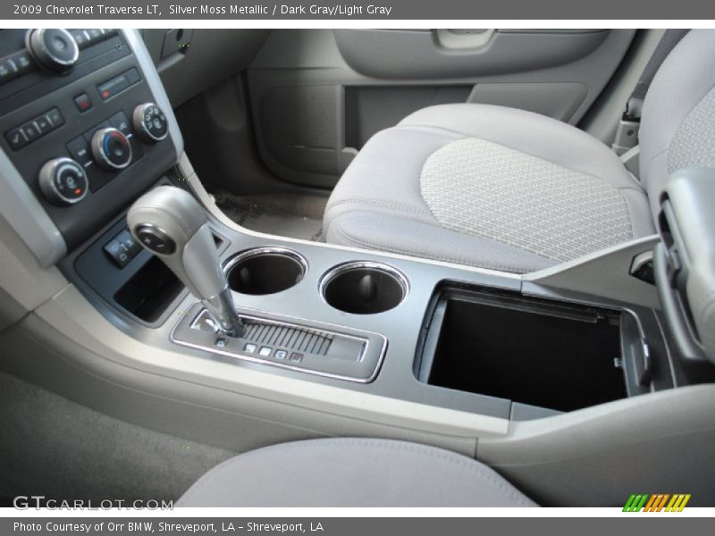 Silver Moss Metallic / Dark Gray/Light Gray 2009 Chevrolet Traverse LT