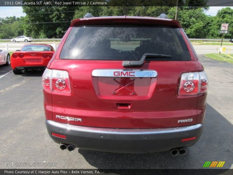 Red Jewel Tintcoat / Cashmere 2011 GMC Acadia SLT AWD