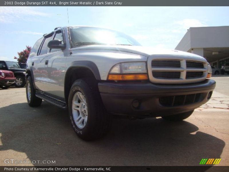 Bright Silver Metallic / Dark Slate Gray 2003 Dodge Durango SXT 4x4