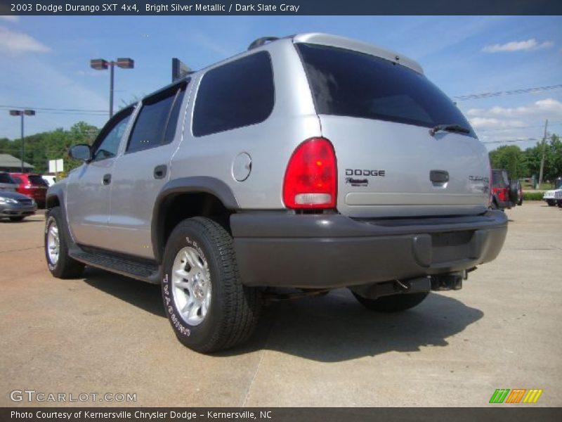 Bright Silver Metallic / Dark Slate Gray 2003 Dodge Durango SXT 4x4