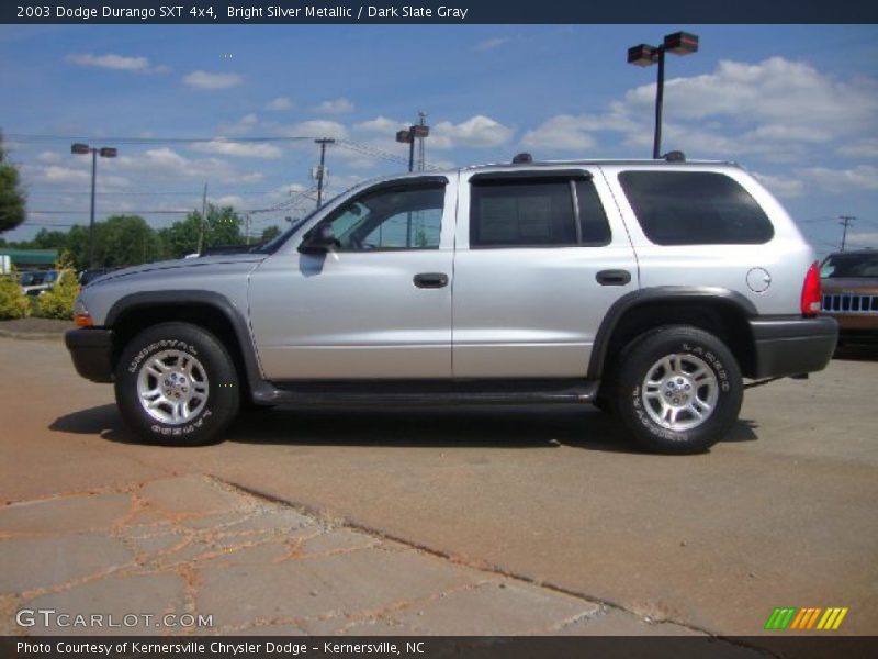 Bright Silver Metallic / Dark Slate Gray 2003 Dodge Durango SXT 4x4