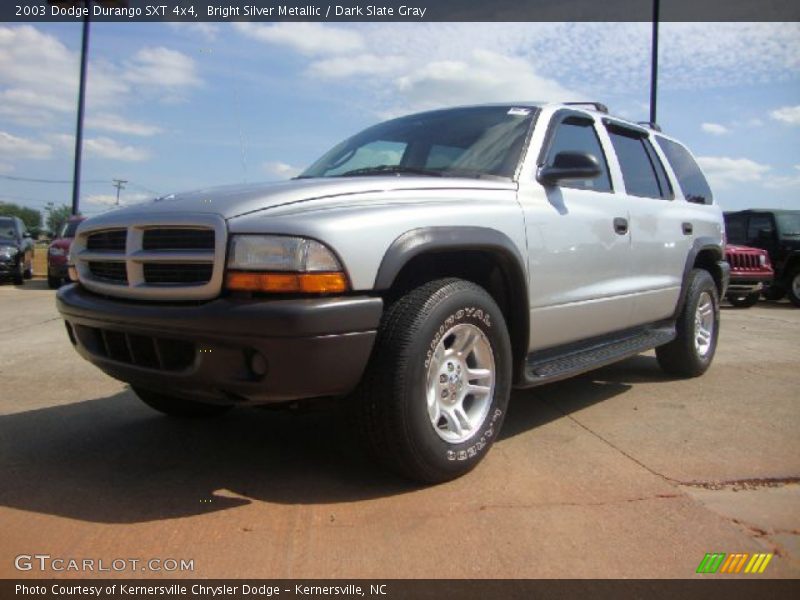 Bright Silver Metallic / Dark Slate Gray 2003 Dodge Durango SXT 4x4