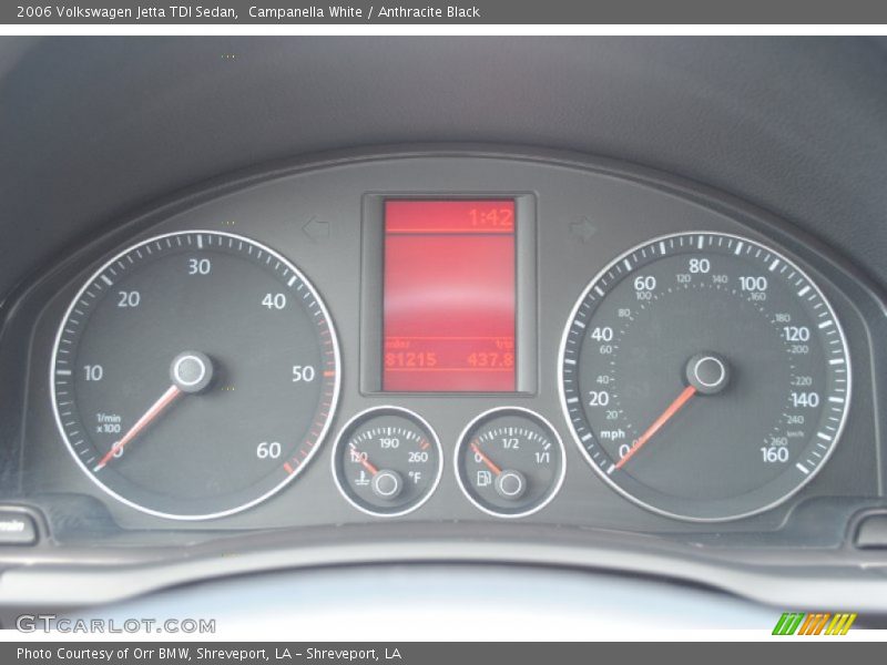  2006 Jetta TDI Sedan TDI Sedan Gauges