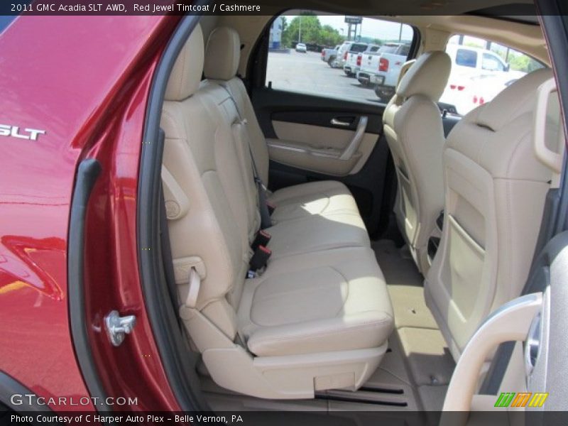 Red Jewel Tintcoat / Cashmere 2011 GMC Acadia SLT AWD