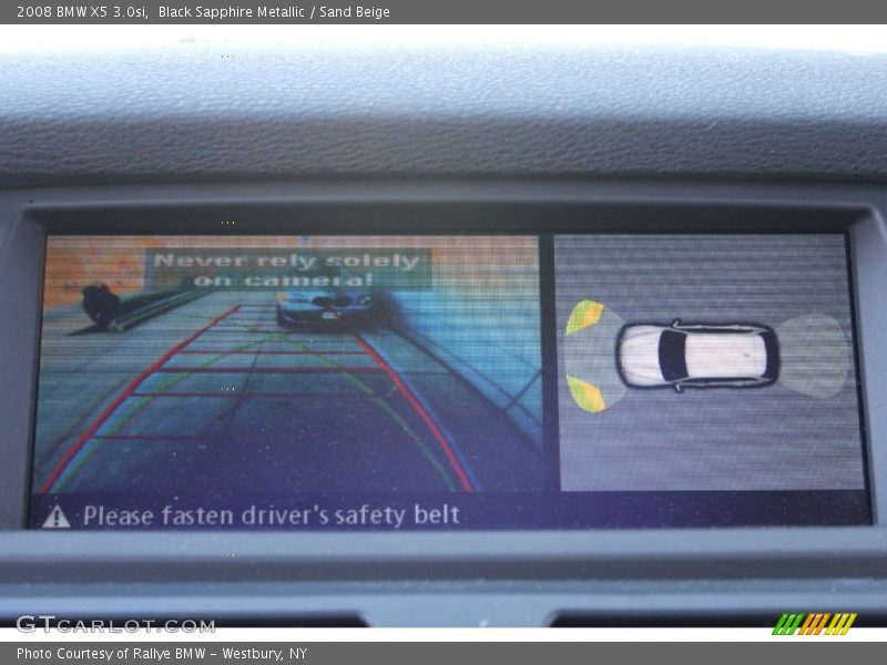 Black Sapphire Metallic / Sand Beige 2008 BMW X5 3.0si