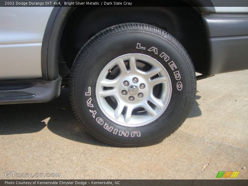 Bright Silver Metallic / Dark Slate Gray 2003 Dodge Durango SXT 4x4