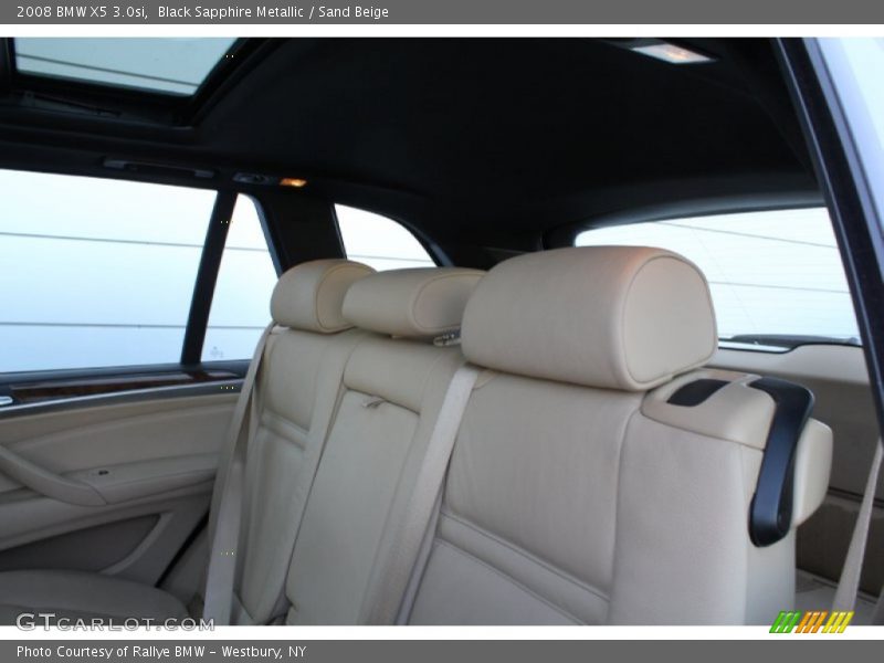 Black Sapphire Metallic / Sand Beige 2008 BMW X5 3.0si