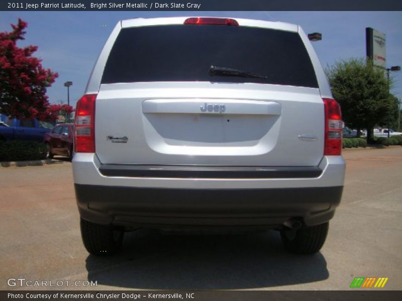 Bright Silver Metallic / Dark Slate Gray 2011 Jeep Patriot Latitude