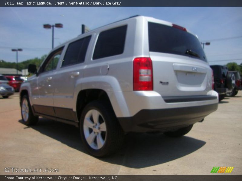 Bright Silver Metallic / Dark Slate Gray 2011 Jeep Patriot Latitude