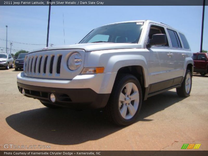 Bright Silver Metallic / Dark Slate Gray 2011 Jeep Patriot Latitude