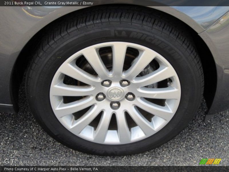 Granite Gray Metallic / Ebony 2011 Buick Regal CXL