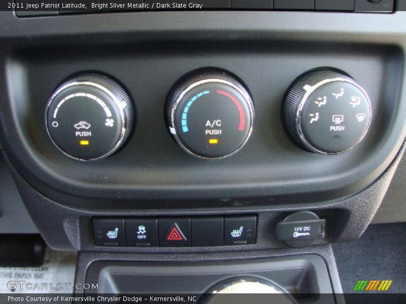 Bright Silver Metallic / Dark Slate Gray 2011 Jeep Patriot Latitude