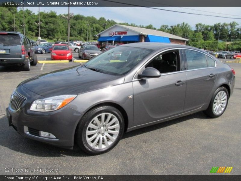 Granite Gray Metallic / Ebony 2011 Buick Regal CXL