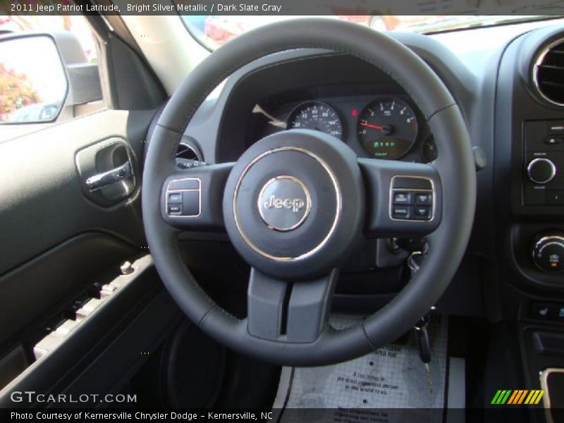 Bright Silver Metallic / Dark Slate Gray 2011 Jeep Patriot Latitude