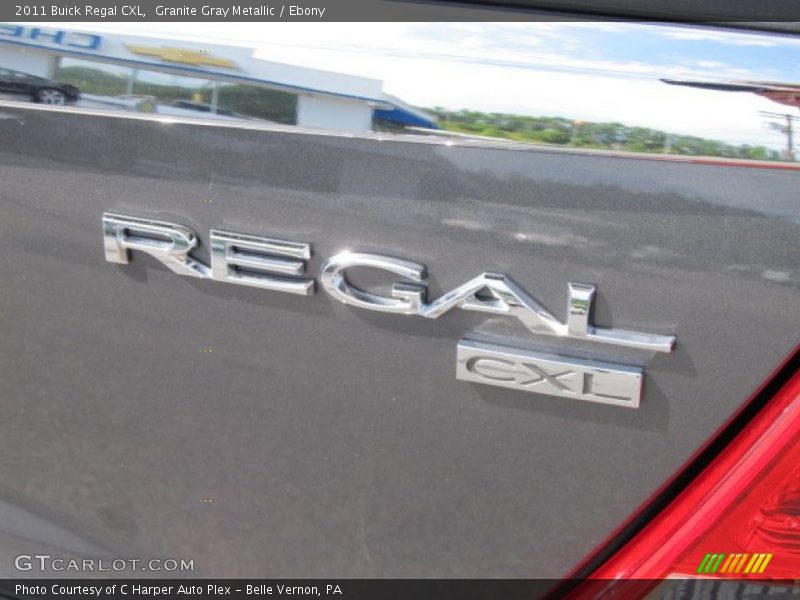 Granite Gray Metallic / Ebony 2011 Buick Regal CXL