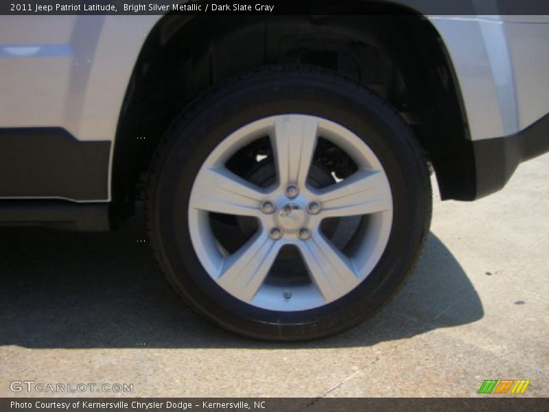 Bright Silver Metallic / Dark Slate Gray 2011 Jeep Patriot Latitude