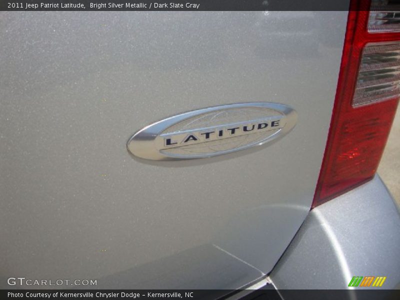 Bright Silver Metallic / Dark Slate Gray 2011 Jeep Patriot Latitude