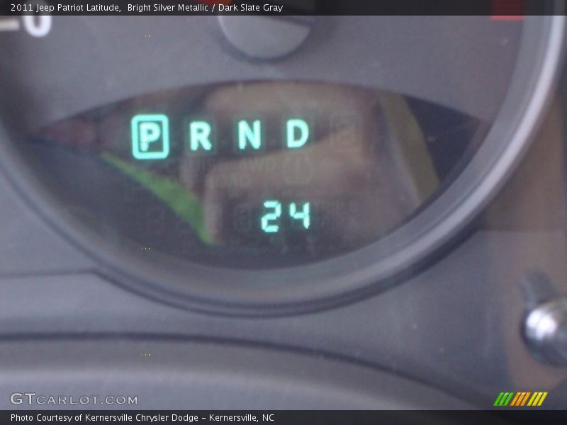 Bright Silver Metallic / Dark Slate Gray 2011 Jeep Patriot Latitude