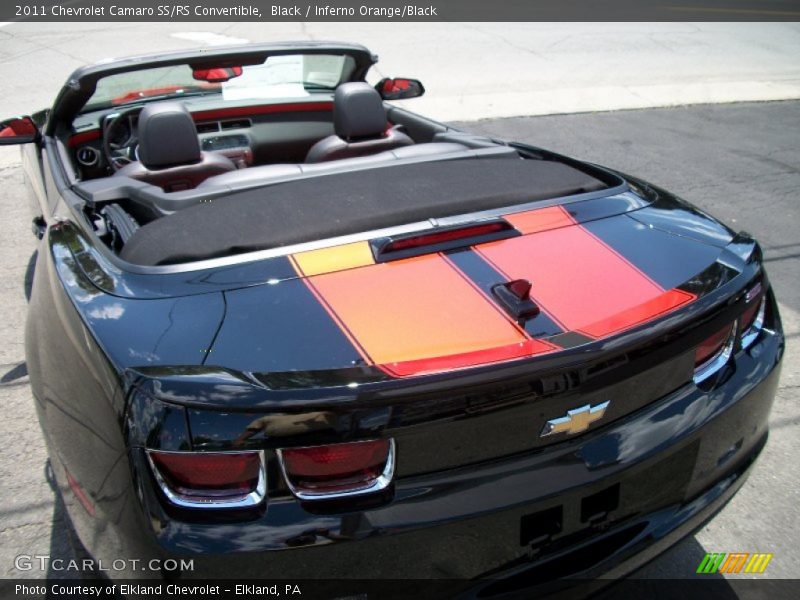 Black / Inferno Orange/Black 2011 Chevrolet Camaro SS/RS Convertible