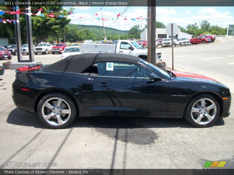 Black / Inferno Orange/Black 2011 Chevrolet Camaro SS/RS Convertible