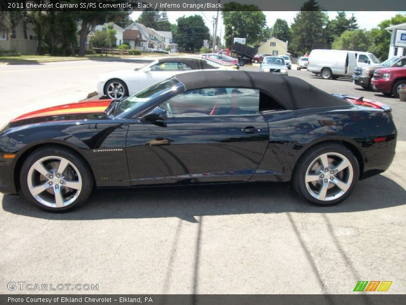 Black / Inferno Orange/Black 2011 Chevrolet Camaro SS/RS Convertible