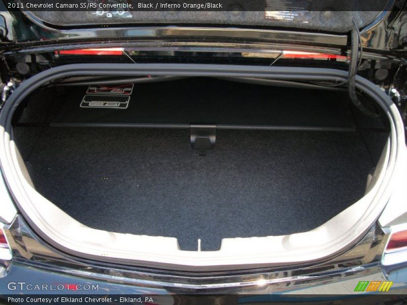  2011 Camaro SS/RS Convertible Trunk