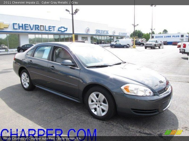 Cyber Gray Metallic / Gray 2011 Chevrolet Impala LS