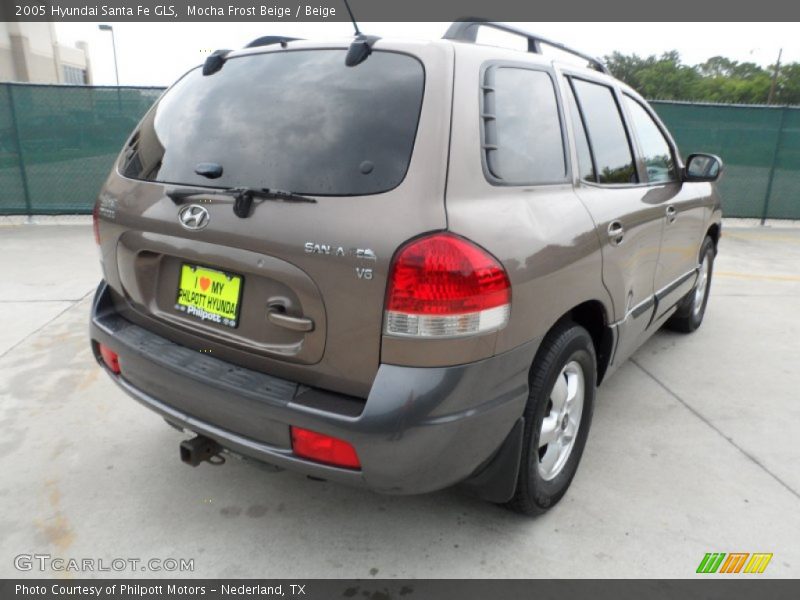 Mocha Frost Beige / Beige 2005 Hyundai Santa Fe GLS