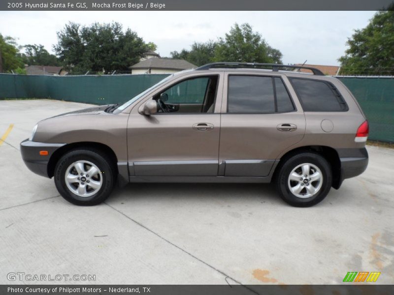 Mocha Frost Beige / Beige 2005 Hyundai Santa Fe GLS