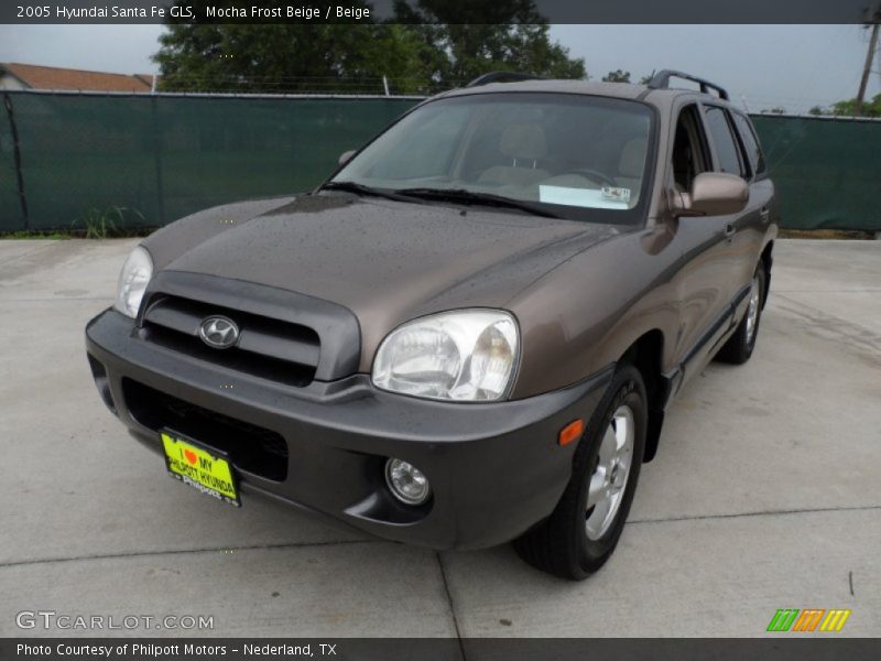 Mocha Frost Beige / Beige 2005 Hyundai Santa Fe GLS