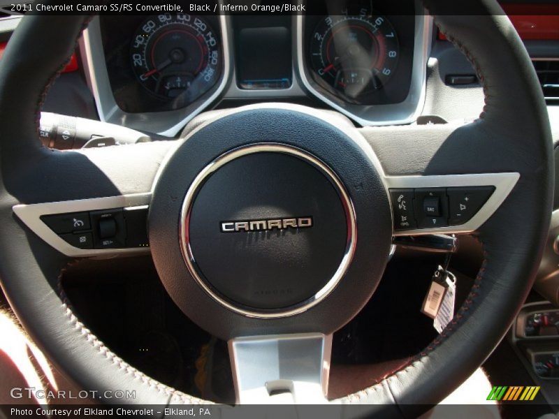 Black / Inferno Orange/Black 2011 Chevrolet Camaro SS/RS Convertible