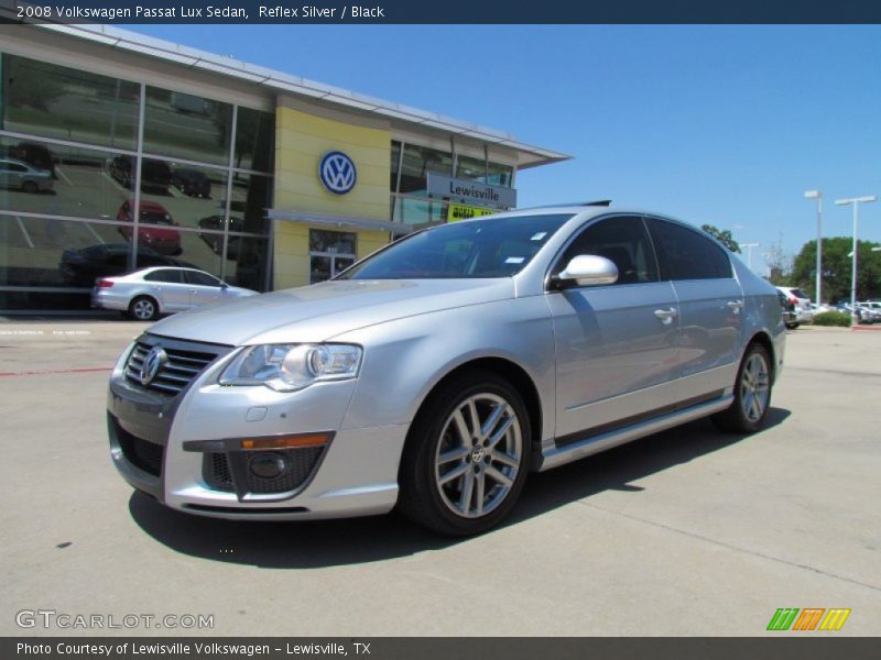 Reflex Silver / Black 2008 Volkswagen Passat Lux Sedan