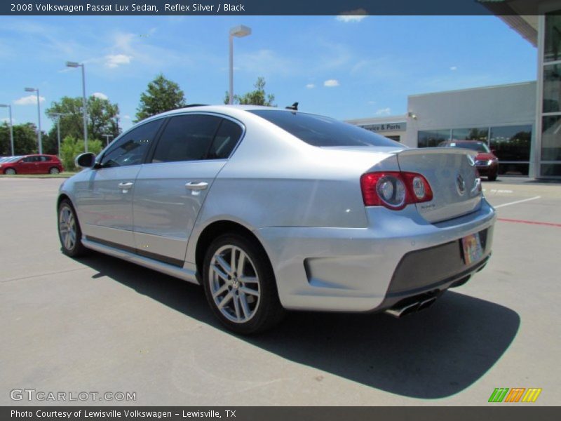 Reflex Silver / Black 2008 Volkswagen Passat Lux Sedan