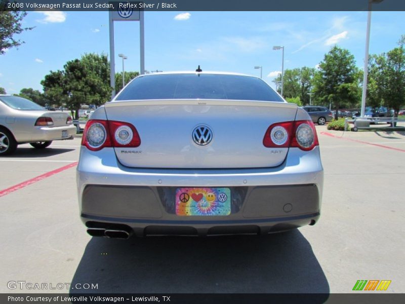 Reflex Silver / Black 2008 Volkswagen Passat Lux Sedan