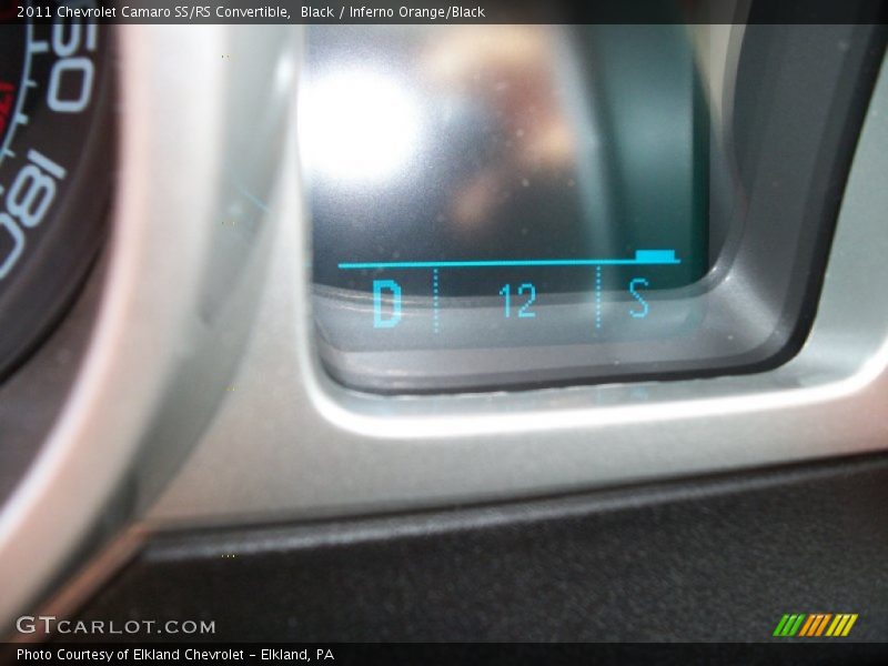 Black / Inferno Orange/Black 2011 Chevrolet Camaro SS/RS Convertible