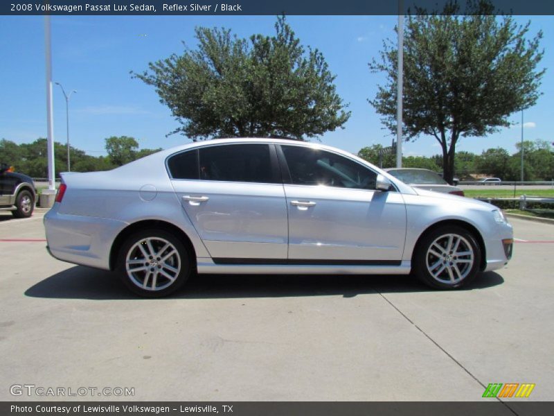 Reflex Silver / Black 2008 Volkswagen Passat Lux Sedan